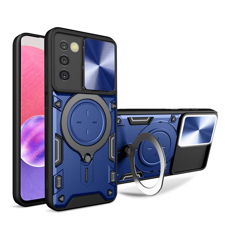 CD Texture Sliding Camshield Magnetic Holder Phone Case, For Samsung Galaxy S22 5G, For Samsung Galaxy A13 5G, For Samsung Galaxy A03s, For Samsung Galaxy A53, For Samsung Galaxy S21 5G, For Samsung Galaxy S21+ 5G, For Samsung Galaxy S21 Ultra 5G