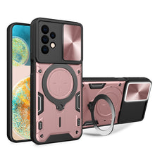 Load image into Gallery viewer, CD Texture Sliding Camshield Magnetic Holder Phone Case, For Samsung Galaxy S24 FE 5G, For Samsung Galaxy S24+ 5G, For Samsung Galaxy S24 5G, For Samsung Galaxy A24 4G, For Samsung Galaxy A23 5G, For Samsung Galaxy A34 5G, For Samsung Galaxy A54 5G    ...
