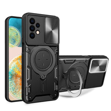 Load image into Gallery viewer, CD Texture Sliding Camshield Magnetic Holder Phone Case, For Samsung Galaxy S24 FE 5G, For Samsung Galaxy S24+ 5G, For Samsung Galaxy S24 5G, For Samsung Galaxy A24 4G, For Samsung Galaxy A23 5G, For Samsung Galaxy A34 5G, For Samsung Galaxy A54 5G    ...