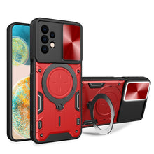 Load image into Gallery viewer, CD Texture Sliding Camshield Magnetic Holder Phone Case, For Samsung Galaxy S24 FE 5G, For Samsung Galaxy S24+ 5G, For Samsung Galaxy S24 5G, For Samsung Galaxy A24 4G, For Samsung Galaxy A23 5G, For Samsung Galaxy A34 5G, For Samsung Galaxy A54 5G    ...