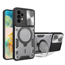 Load image into Gallery viewer, CD Texture Sliding Camshield Magnetic Holder Phone Case, For Samsung Galaxy S24 FE 5G, For Samsung Galaxy S24+ 5G, For Samsung Galaxy S24 5G, For Samsung Galaxy A24 4G, For Samsung Galaxy A23 5G, For Samsung Galaxy A34 5G, For Samsung Galaxy A54 5G    ...
