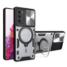 Load image into Gallery viewer, CD Texture Sliding Camshield Magnetic Holder Phone Case, For Samsung Galaxy S23+ 5G, For Samsung Galaxy S23 5G, For Samsung Galaxy S20 FE, For Samsung Galaxy A73 5G, For Samsung Galaxy A33 5G, For Samsung Galaxy A13 4G, For Samsung Galaxy S22 Ultra 5G ...