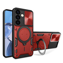 Load image into Gallery viewer, CD Texture Sliding Camshield Magnetic Holder Phone Case, For Samsung Galaxy S24 FE 5G, For Samsung Galaxy S24+ 5G, For Samsung Galaxy S24 5G, For Samsung Galaxy A24 4G, For Samsung Galaxy A23 5G, For Samsung Galaxy A34 5G, For Samsung Galaxy A54 5G    ...