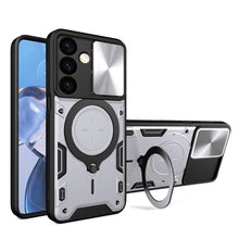 Load image into Gallery viewer, CD Texture Sliding Camshield Magnetic Holder Phone Case, For Samsung Galaxy S24 FE 5G, For Samsung Galaxy S24+ 5G, For Samsung Galaxy S24 5G, For Samsung Galaxy A24 4G, For Samsung Galaxy A23 5G, For Samsung Galaxy A34 5G, For Samsung Galaxy A54 5G    ...