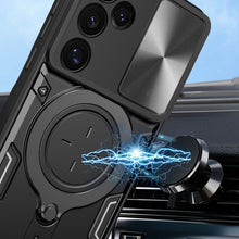 Load image into Gallery viewer, CD Texture Sliding Camshield Magnetic Holder Phone Case, For Samsung Galaxy S24 FE 5G, For Samsung Galaxy S24+ 5G, For Samsung Galaxy S24 5G, For Samsung Galaxy A24 4G, For Samsung Galaxy A23 5G, For Samsung Galaxy A34 5G, For Samsung Galaxy A54 5G    ...