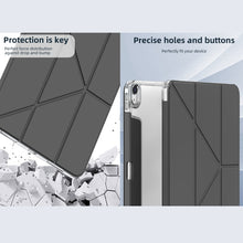 Load image into Gallery viewer, Mutural Deformation Stand Smart Leather Tablet Case