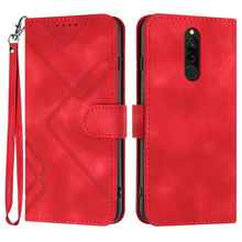 Load image into Gallery viewer, Line Pattern Skin Feel Leather Phone Case, For Xiaomi Mi 10T 5G/10T Pro 5G, For Xiaomi Redmi Note 9 Global/10X 4G, For Xiaomi Redmi Note 9 Pro, For Xiaomi Redmi Note 8T, For Xiaomi Redmi 8, For Xiaomi Redmi Note 8, For Xiaomi Redmi Note 8 Pro          ...