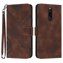 Load image into Gallery viewer, Line Pattern Skin Feel Leather Phone Case, For Xiaomi Mi 10T 5G/10T Pro 5G, For Xiaomi Redmi Note 9 Global/10X 4G, For Xiaomi Redmi Note 9 Pro, For Xiaomi Redmi Note 8T, For Xiaomi Redmi 8, For Xiaomi Redmi Note 8, For Xiaomi Redmi Note 8 Pro          ...