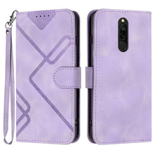 Load image into Gallery viewer, Line Pattern Skin Feel Leather Phone Case, For Xiaomi Mi 10T 5G/10T Pro 5G, For Xiaomi Redmi Note 9 Global/10X 4G, For Xiaomi Redmi Note 9 Pro, For Xiaomi Redmi Note 8T, For Xiaomi Redmi 8, For Xiaomi Redmi Note 8, For Xiaomi Redmi Note 8 Pro          ...