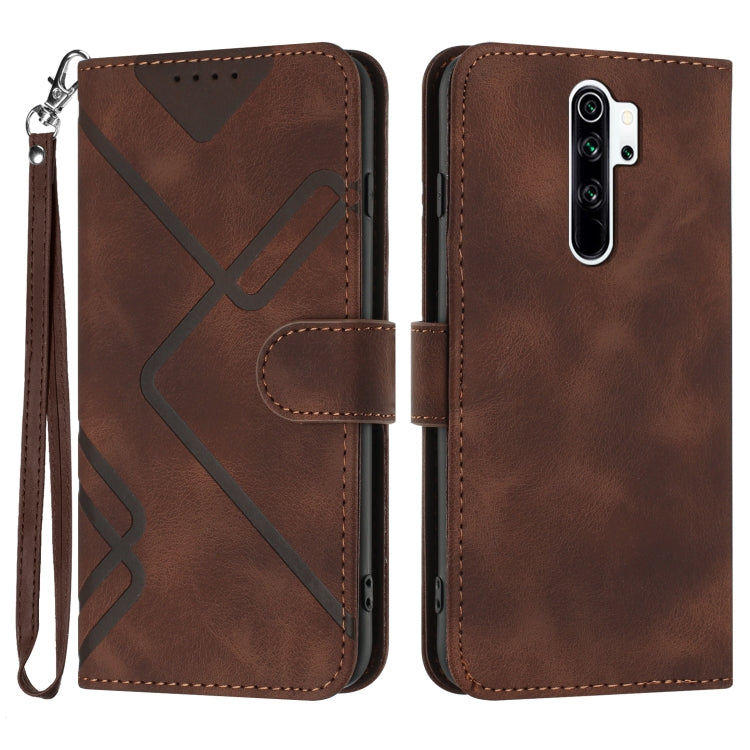 Line Pattern Skin Feel Leather Phone Case, For Xiaomi Redmi 10/10 2022/10 Prime, For Xiaomi Poco F3/11i/Redmi K40, For Xiaomi Redmi Note 11 4G Global, For Xiaomi 11T/11T Pro, For Xiaomi Redmi 9A/9AT/9i, For Xiaomi Redmi 9/9 Prime/Poco M2               ...