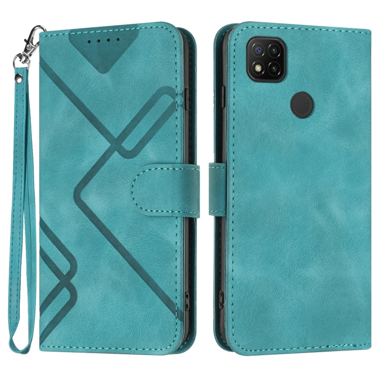 Line Pattern Skin Feel Leather Phone Case, For Xiaomi Redmi Note 10S 4G Global, For Xiaomi Redmi 9C/9C NFC/Poco C3, For Xiaomi Mi 10T 5G/10T Pro 5G, For Xiaomi Redmi Note 9 Global/10X 4G, For Xiaomi Redmi Note 9 Pro, For Xiaomi Redmi Note 8T           ...
