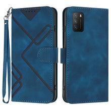 Load image into Gallery viewer, Line Pattern Skin Feel Leather Phone Case, For Xiaomi Redmi Note 10S 4G Global, For Xiaomi Redmi Note 10 Pro Max, For Xiaomi Redmi Note 10 Pro 4G Global, For Xiaomi Redmi Note 10 4G Global, For Xiaomi Poco M3/Redmi 9T, For Xiaomi Mi 11                 ...