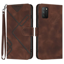 Load image into Gallery viewer, Line Pattern Skin Feel Leather Phone Case, For Xiaomi Redmi Note 10S 4G Global, For Xiaomi Redmi Note 10 Pro Max, For Xiaomi Redmi Note 10 Pro 4G Global, For Xiaomi Redmi Note 10 4G Global, For Xiaomi Poco M3/Redmi 9T, For Xiaomi Mi 11                 ...