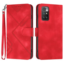Load image into Gallery viewer, Line Pattern Skin Feel Leather Phone Case, For Xiaomi Redmi 10/10 2022/10 Prime, For Xiaomi Poco F3/11i/Redmi K40, For Xiaomi Redmi Note 11 4G Global, For Xiaomi 11T/11T Pro, For Xiaomi Redmi 9A/9AT/9i, For Xiaomi Redmi 9/9 Prime/Poco M2               ...