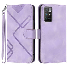 Load image into Gallery viewer, Line Pattern Skin Feel Leather Phone Case, For Xiaomi Redmi 10/10 2022/10 Prime, For Xiaomi Poco F3/11i/Redmi K40, For Xiaomi Redmi Note 11 4G Global, For Xiaomi 11T/11T Pro, For Xiaomi Redmi 9A/9AT/9i, For Xiaomi Redmi 9/9 Prime/Poco M2               ...