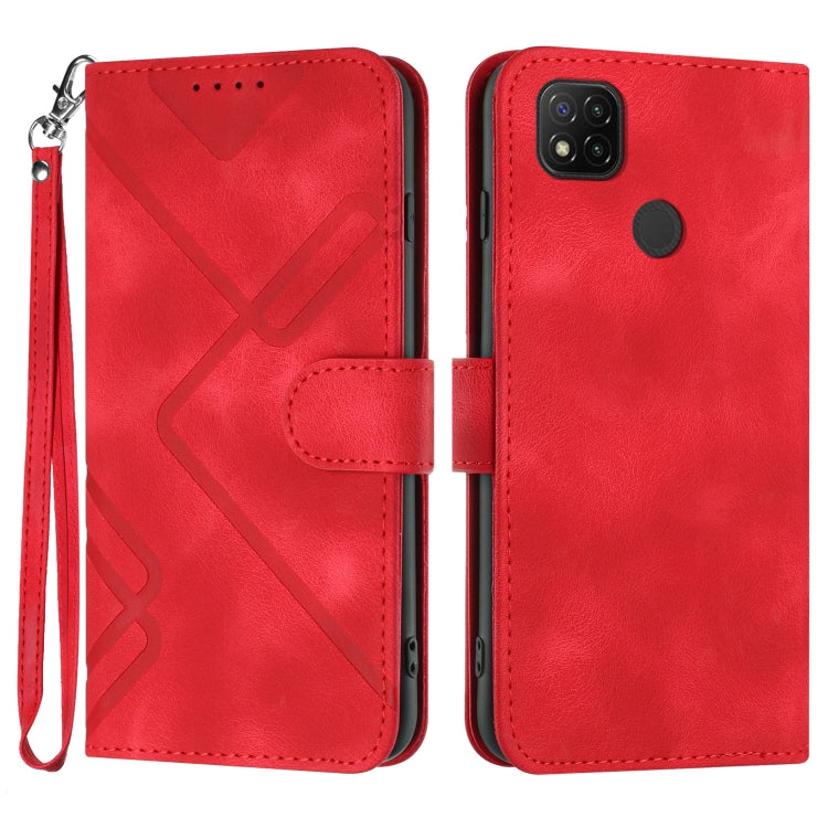 Line Pattern Skin Feel Leather Phone Case, For Xiaomi Poco M5, For Xiaomi Poco M5s 4G Global, For Xiaomi Redmi Note 11 Pro 4G/5G Global, For Xiaomi Redmi Note 11SE 4G India, For Xiaomi Redmi 10 Power, For Xiaomi Redmi 10A 4G                            ...