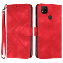 Load image into Gallery viewer, Line Pattern Skin Feel Leather Phone Case, For Xiaomi Poco M5, For Xiaomi Poco M5s 4G Global, For Xiaomi Redmi Note 11 Pro 4G/5G Global, For Xiaomi Redmi Note 11SE 4G India, For Xiaomi Redmi 10 Power, For Xiaomi Redmi 10A 4G                            ...