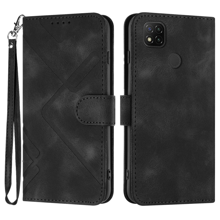Line Pattern Skin Feel Leather Phone Case, For Xiaomi Poco M5, For Xiaomi Poco M5s 4G Global, For Xiaomi Redmi Note 11 Pro 4G/5G Global, For Xiaomi Redmi Note 11SE 4G India, For Xiaomi Redmi 10 Power, For Xiaomi Redmi 10A 4G                            ...