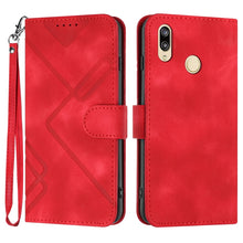Load image into Gallery viewer, Line Pattern Skin Feel Leather Phone Case, For Xiaomi Redmi Note 8 Pro, For Xiaomi Redmi Note 7