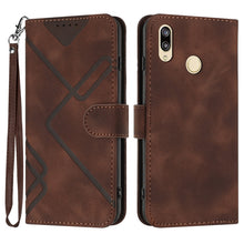 Load image into Gallery viewer, Line Pattern Skin Feel Leather Phone Case, For Xiaomi Redmi Note 8 Pro, For Xiaomi Redmi Note 7