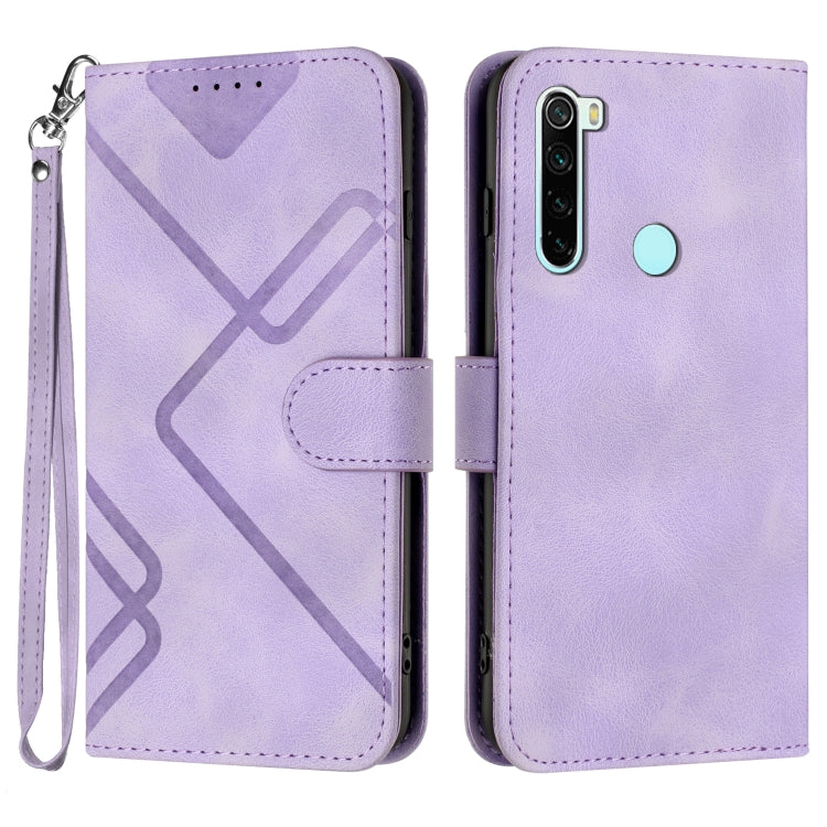 Line Pattern Skin Feel Leather Phone Case, For Xiaomi Redmi Note 10S 4G Global, For Xiaomi Redmi 9C/9C NFC/Poco C3, For Xiaomi Mi 10T 5G/10T Pro 5G, For Xiaomi Redmi Note 9 Global/10X 4G, For Xiaomi Redmi Note 9 Pro, For Xiaomi Redmi Note 8T           ...