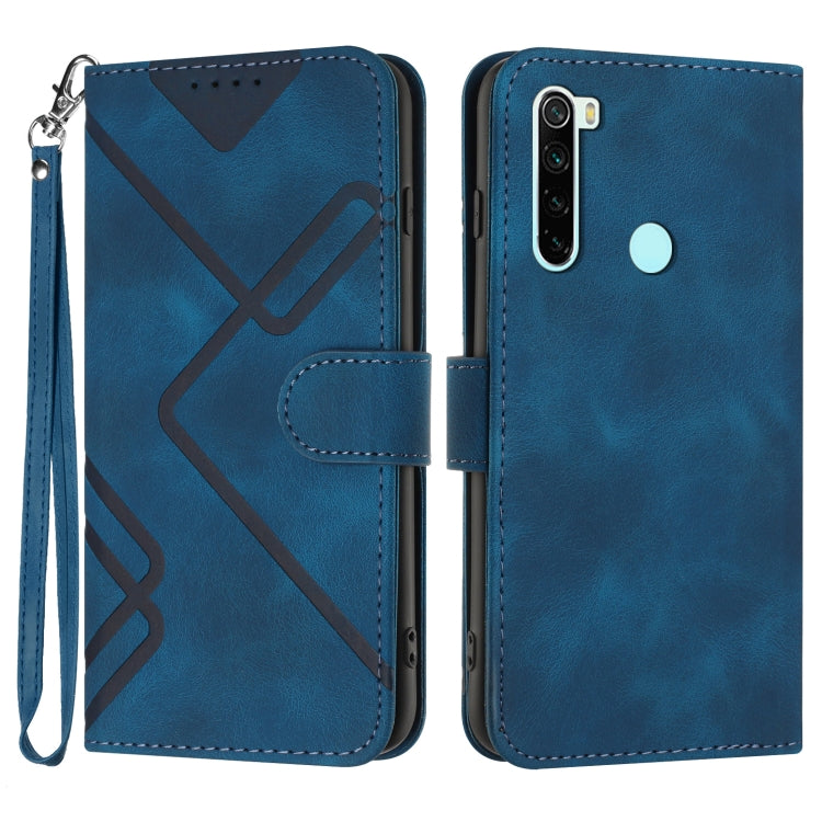Line Pattern Skin Feel Leather Phone Case, For Xiaomi Redmi Note 10S 4G Global, For Xiaomi Redmi 9C/9C NFC/Poco C3, For Xiaomi Mi 10T 5G/10T Pro 5G, For Xiaomi Redmi Note 9 Global/10X 4G, For Xiaomi Redmi Note 9 Pro, For Xiaomi Redmi Note 8T           ...