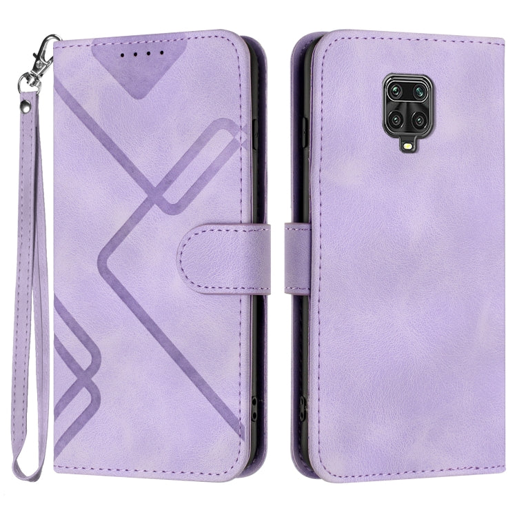 Line Pattern Skin Feel Leather Phone Case, For Xiaomi Redmi Note 10S 4G Global, For Xiaomi Redmi 9C/9C NFC/Poco C3, For Xiaomi Mi 10T 5G/10T Pro 5G, For Xiaomi Redmi Note 9 Global/10X 4G, For Xiaomi Redmi Note 9 Pro, For Xiaomi Redmi Note 8T           ...
