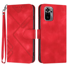 Load image into Gallery viewer, Line Pattern Skin Feel Leather Phone Case, For Xiaomi Redmi Note 10S 4G Global, For Xiaomi Redmi Note 10 Pro Max, For Xiaomi Redmi Note 10 Pro 4G Global, For Xiaomi Redmi Note 10 4G Global, For Xiaomi Poco M3/Redmi 9T, For Xiaomi Mi 11                 ...