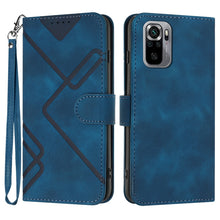Load image into Gallery viewer, Line Pattern Skin Feel Leather Phone Case, For Xiaomi Redmi Note 10S 4G Global, For Xiaomi Redmi Note 10 Pro Max, For Xiaomi Redmi Note 10 Pro 4G Global, For Xiaomi Redmi Note 10 4G Global, For Xiaomi Poco M3/Redmi 9T, For Xiaomi Mi 11                 ...