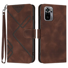 Load image into Gallery viewer, Line Pattern Skin Feel Leather Phone Case, For Xiaomi Redmi Note 10S 4G Global, For Xiaomi Redmi Note 10 Pro Max, For Xiaomi Redmi Note 10 Pro 4G Global, For Xiaomi Redmi Note 10 4G Global, For Xiaomi Poco M3/Redmi 9T, For Xiaomi Mi 11                 ...