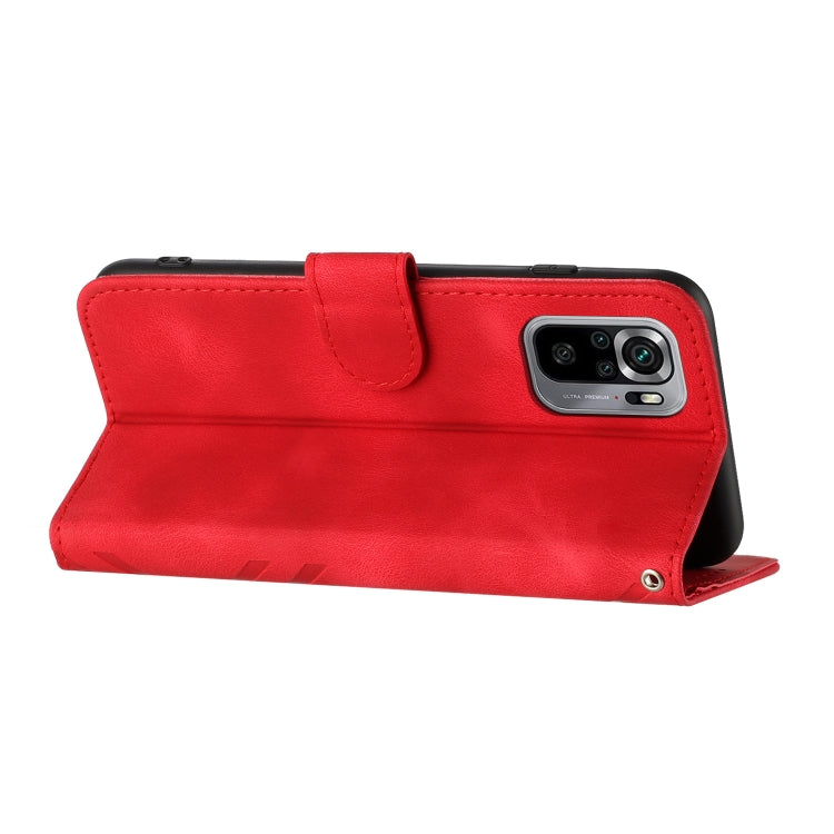 Line Pattern Skin Feel Leather Phone Case, For Xiaomi Redmi Note 10S 4G Global, For Xiaomi Redmi 9C/9C NFC/Poco C3, For Xiaomi Mi 10T 5G/10T Pro 5G, For Xiaomi Redmi Note 9 Global/10X 4G, For Xiaomi Redmi Note 9 Pro, For Xiaomi Redmi Note 8T           ...