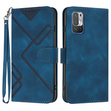 Load image into Gallery viewer, Line Pattern Skin Feel Leather Phone Case, For Xiaomi Redmi 10/10 2022/10 Prime, For Xiaomi Poco F3/11i/Redmi K40, For Xiaomi Redmi Note 11 4G Global, For Xiaomi 11T/11T Pro, For Xiaomi Redmi 9A/9AT/9i, For Xiaomi Redmi 9/9 Prime/Poco M2               ...