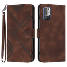 Load image into Gallery viewer, Line Pattern Skin Feel Leather Phone Case, For Xiaomi Redmi 10/10 2022/10 Prime, For Xiaomi Poco F3/11i/Redmi K40, For Xiaomi Redmi Note 11 4G Global, For Xiaomi 11T/11T Pro, For Xiaomi Redmi 9A/9AT/9i, For Xiaomi Redmi 9/9 Prime/Poco M2               ...