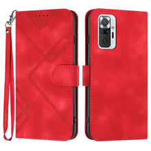 Load image into Gallery viewer, Line Pattern Skin Feel Leather Phone Case, For Xiaomi Redmi Note 10S 4G Global, For Xiaomi Redmi Note 10 Pro Max, For Xiaomi Redmi Note 10 Pro 4G Global, For Xiaomi Redmi Note 10 4G Global, For Xiaomi Poco M3/Redmi 9T, For Xiaomi Mi 11                 ...