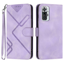 Load image into Gallery viewer, Line Pattern Skin Feel Leather Phone Case, For Xiaomi Redmi Note 10S 4G Global, For Xiaomi Redmi Note 10 Pro Max, For Xiaomi Redmi Note 10 Pro 4G Global, For Xiaomi Redmi Note 10 4G Global, For Xiaomi Poco M3/Redmi 9T, For Xiaomi Mi 11                 ...