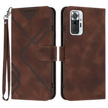 Load image into Gallery viewer, Line Pattern Skin Feel Leather Phone Case, For Xiaomi Redmi Note 10S 4G Global, For Xiaomi Redmi Note 10 Pro Max, For Xiaomi Redmi Note 10 Pro 4G Global, For Xiaomi Redmi Note 10 4G Global, For Xiaomi Poco M3/Redmi 9T, For Xiaomi Mi 11                 ...