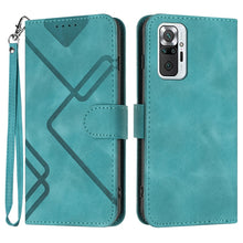 Load image into Gallery viewer, Line Pattern Skin Feel Leather Phone Case, For Xiaomi Redmi Note 10S 4G Global, For Xiaomi Redmi Note 10 Pro Max, For Xiaomi Redmi Note 10 Pro 4G Global, For Xiaomi Redmi Note 10 4G Global, For Xiaomi Poco M3/Redmi 9T, For Xiaomi Mi 11                 ...