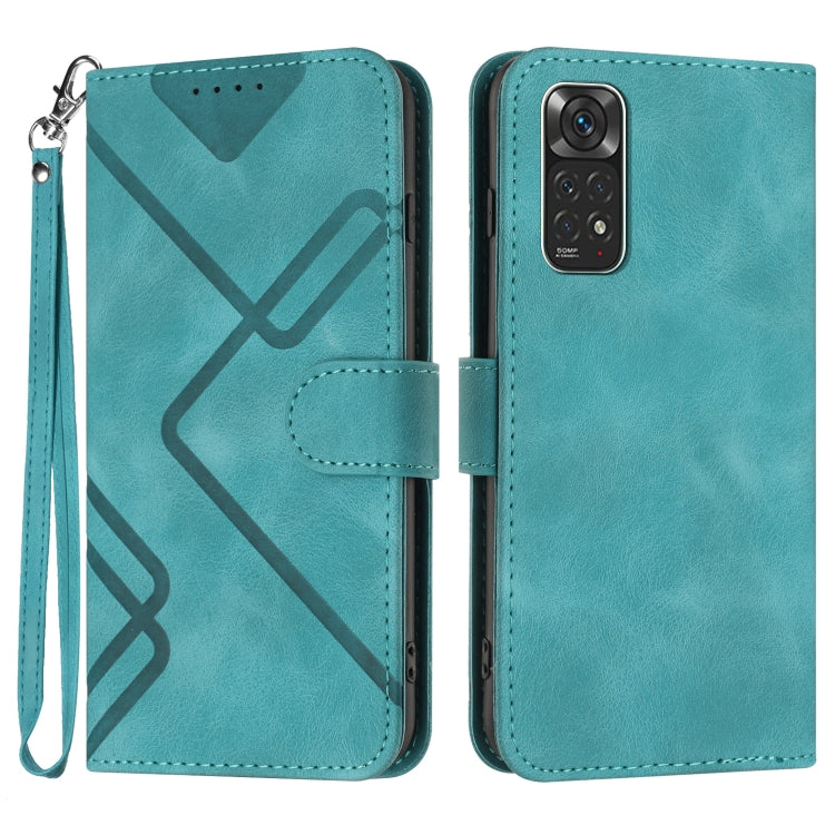 Line Pattern Skin Feel Leather Phone Case, For Xiaomi Redmi 10/10 2022/10 Prime, For Xiaomi Poco F3/11i/Redmi K40, For Xiaomi Redmi Note 11 4G Global, For Xiaomi 11T/11T Pro, For Xiaomi Redmi 9A/9AT/9i, For Xiaomi Redmi 9/9 Prime/Poco M2               ...