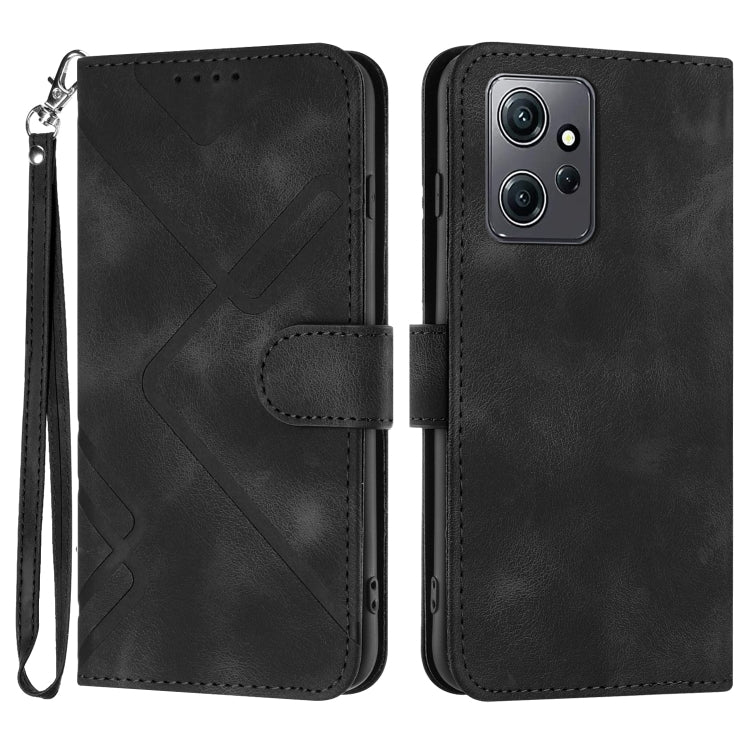 Line Pattern Skin Feel Leather Phone Case, For Xiaomi Redmi Note 12 4G Global, For Xiaomi Redmi Note 12 Pro+ 4G/5G Global, For Xiaomi Redmi Note 12 5G Global, For Xiaomi 13 Pro, For Xiaomi 13, For Xiaomi Redmi A1+, For Xiaomi Civi 2                    ...