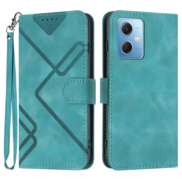 Line Pattern Skin Feel Leather Phone Case, For Xiaomi Redmi Note 12 4G Global, For Xiaomi Redmi Note 12 Pro+ 4G/5G Global, For Xiaomi Redmi Note 12 5G Global, For Xiaomi 13 Pro, For Xiaomi 13, For Xiaomi Redmi A1+, For Xiaomi Civi 2                    ...