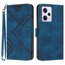Load image into Gallery viewer, Line Pattern Skin Feel Leather Phone Case, For Xiaomi Redmi Note 13 Pro 4G, For Xiaomi Redmi Note 13 4G, For Xiaomi Redmi 13C, For Xiaomi Redmi K70E, For Xiaomi 14 Pro, For Xiaomi 14, For Xiaomi Redmi K70, For Xiaomi Redmi Note 12 Pro 4G/5G Global