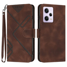 Load image into Gallery viewer, Line Pattern Skin Feel Leather Phone Case, For Xiaomi Redmi Note 12 4G Global, For Xiaomi Redmi Note 12 Pro+ 4G/5G Global, For Xiaomi Redmi Note 12 5G Global, For Xiaomi 13 Pro, For Xiaomi 13, For Xiaomi Redmi A1+, For Xiaomi Civi 2                    ...