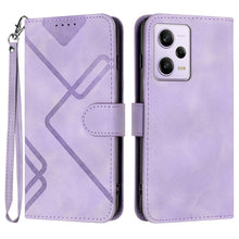 Load image into Gallery viewer, Line Pattern Skin Feel Leather Phone Case, For Xiaomi Redmi Note 12 4G Global, For Xiaomi Redmi Note 12 Pro+ 4G/5G Global, For Xiaomi Redmi Note 12 5G Global, For Xiaomi 13 Pro, For Xiaomi 13, For Xiaomi Redmi A1+, For Xiaomi Civi 2                    ...