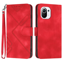 Load image into Gallery viewer, Line Pattern Skin Feel Leather Phone Case, For Xiaomi Redmi Note 10S 4G Global, For Xiaomi Redmi Note 10 Pro Max, For Xiaomi Redmi Note 10 Pro 4G Global, For Xiaomi Redmi Note 10 4G Global, For Xiaomi Poco M3/Redmi 9T, For Xiaomi Mi 11                 ...