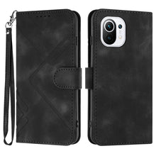 Load image into Gallery viewer, Line Pattern Skin Feel Leather Phone Case, For Xiaomi Redmi Note 10S 4G Global, For Xiaomi Redmi Note 10 Pro Max, For Xiaomi Redmi Note 10 Pro 4G Global, For Xiaomi Redmi Note 10 4G Global, For Xiaomi Poco M3/Redmi 9T, For Xiaomi Mi 11                 ...