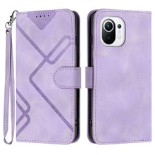 Load image into Gallery viewer, Line Pattern Skin Feel Leather Phone Case, For Xiaomi Redmi Note 10S 4G Global, For Xiaomi Redmi Note 10 Pro Max, For Xiaomi Redmi Note 10 Pro 4G Global, For Xiaomi Redmi Note 10 4G Global, For Xiaomi Poco M3/Redmi 9T, For Xiaomi Mi 11                 ...
