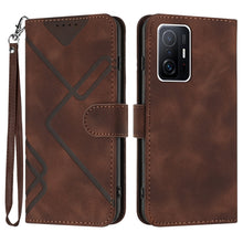 Load image into Gallery viewer, Line Pattern Skin Feel Leather Phone Case, For Xiaomi Redmi 10/10 2022/10 Prime, For Xiaomi Poco F3/11i/Redmi K40, For Xiaomi Redmi Note 11 4G Global, For Xiaomi 11T/11T Pro, For Xiaomi Redmi 9A/9AT/9i, For Xiaomi Redmi 9/9 Prime/Poco M2               ...