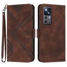 Load image into Gallery viewer, Line Pattern Skin Feel Leather Phone Case, For Xiaomi Redmi Note 12 4G Global, For Xiaomi Redmi Note 12 Pro+ 4G/5G Global, For Xiaomi Redmi Note 12 5G Global, For Xiaomi 13 Pro, For Xiaomi 13, For Xiaomi Redmi A1+, For Xiaomi Civi 2                    ...