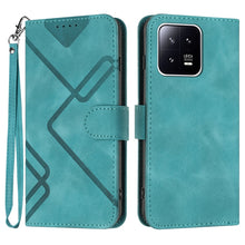 Load image into Gallery viewer, Line Pattern Skin Feel Leather Phone Case, For Xiaomi Redmi Note 12 4G Global, For Xiaomi Redmi Note 12 Pro+ 4G/5G Global, For Xiaomi Redmi Note 12 5G Global, For Xiaomi 13 Pro, For Xiaomi 13, For Xiaomi Redmi A1+, For Xiaomi Civi 2                    ...
