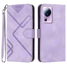 Load image into Gallery viewer, Line Pattern Skin Feel Leather Phone Case, For Xiaomi Redmi Note 12 4G Global, For Xiaomi Redmi Note 12 Pro+ 4G/5G Global, For Xiaomi Redmi Note 12 5G Global, For Xiaomi 13 Pro, For Xiaomi 13, For Xiaomi Redmi A1+, For Xiaomi Civi 2                    ...